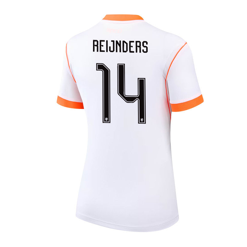 Tijjani Reijnders 14 Women's Netherlands National Team 2026 Away Jersey - White