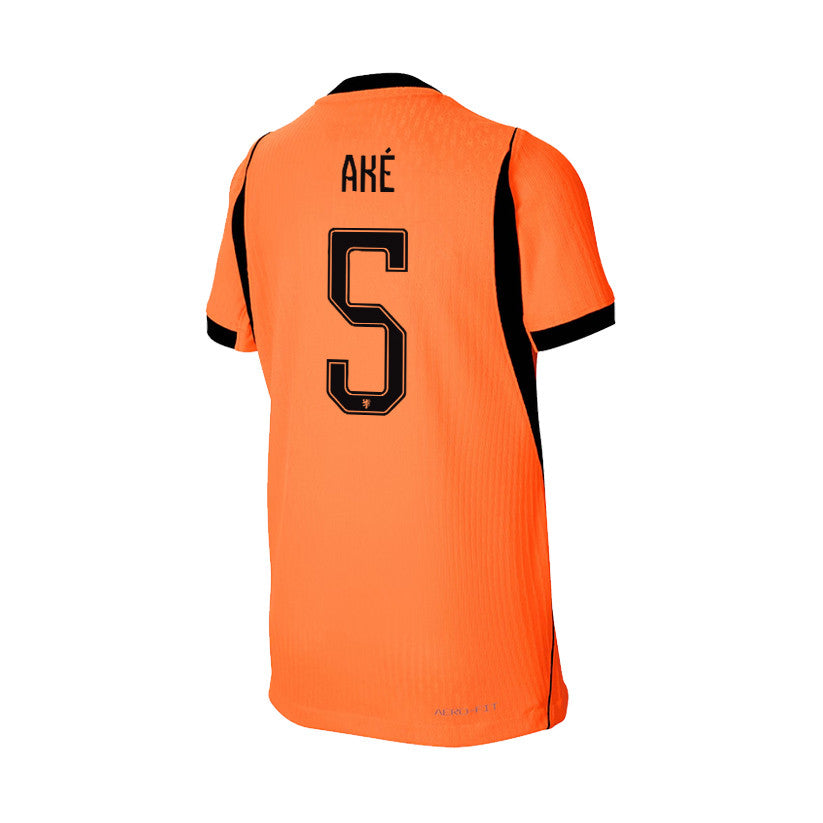 Nathan Aké 5 Youth Netherlands National Team 2026 Home Jersey - Orange