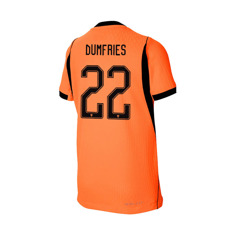 Denzel Dumfries 22 Youth Netherlands National Team 2026 Home Jersey - Orange