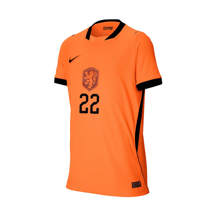 Denzel Dumfries 22 Youth Netherlands National Team 2026 Home Jersey - Orange