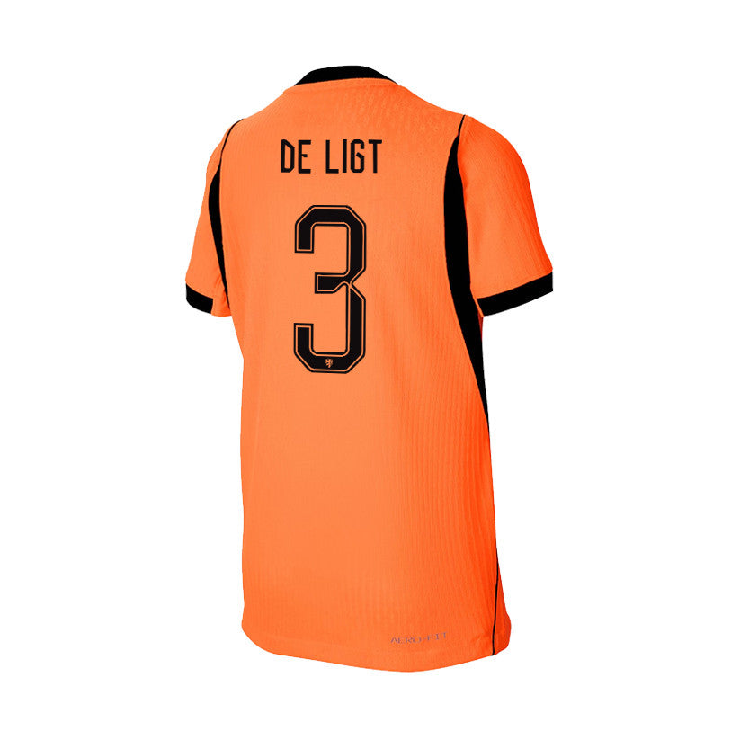 Matthijs de Ligt 3 Youth Netherlands National Team 2026 Home Jersey - Orange