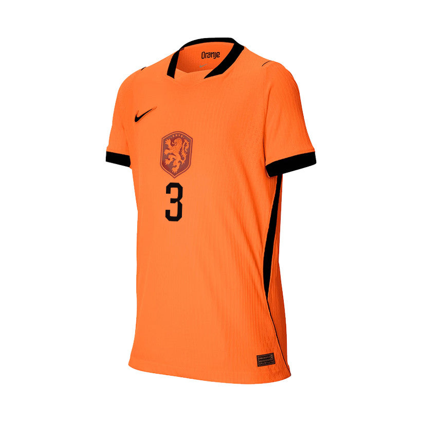 Matthijs de Ligt 3 Youth Netherlands National Team 2026 Home Jersey - Orange