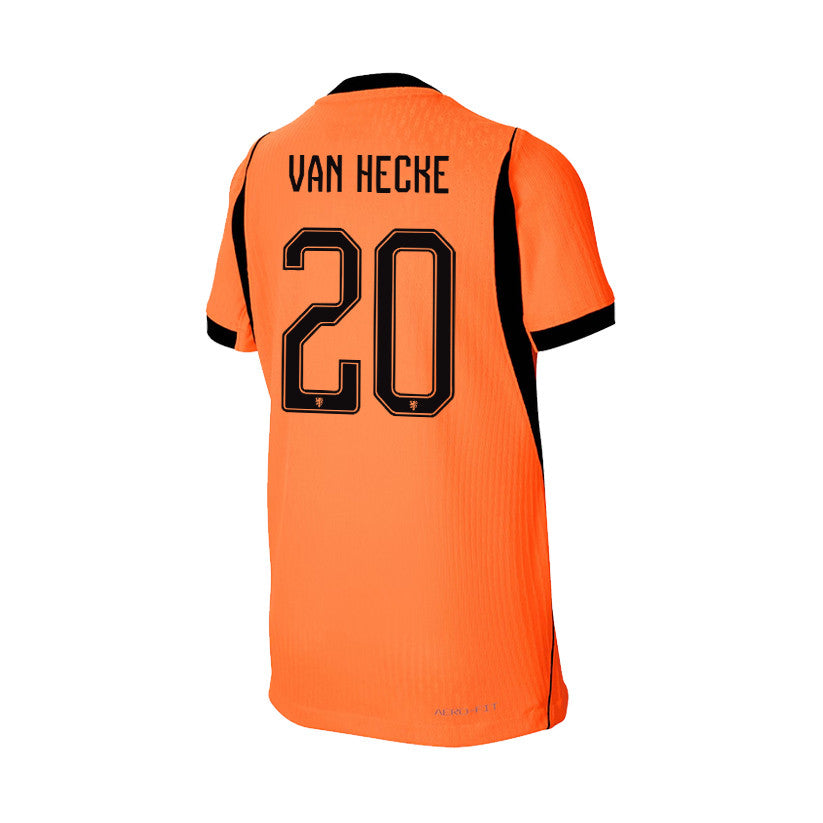 Jan Paul van Hecke 20 Youth Netherlands National Team 2026 Home Jersey - Orange