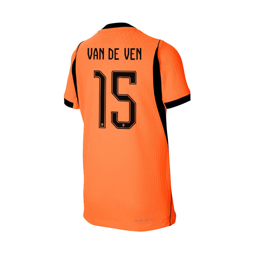 Micky van de Ven 15 Youth Netherlands National Team 2026 Home Jersey - Orange
