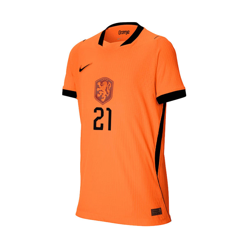 Frenkie de Jong 21 Youth Netherlands National Team 2026 Home Jersey - Orange