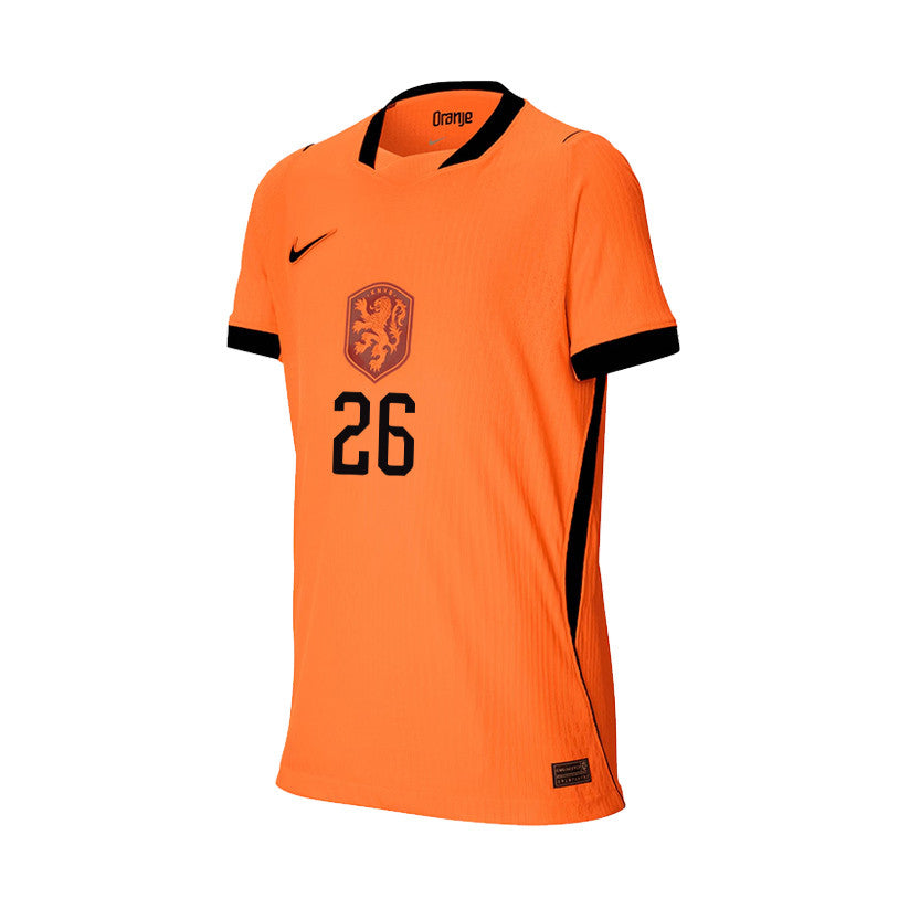 Ryan Gravenberch 26 Youth Netherlands National Team 2026 Home Jersey - Orange