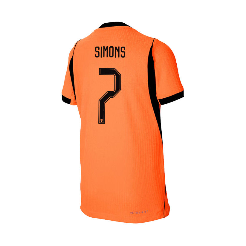 Xavi Simons 7 Youth Netherlands National Team 2026 Home Jersey - Orange