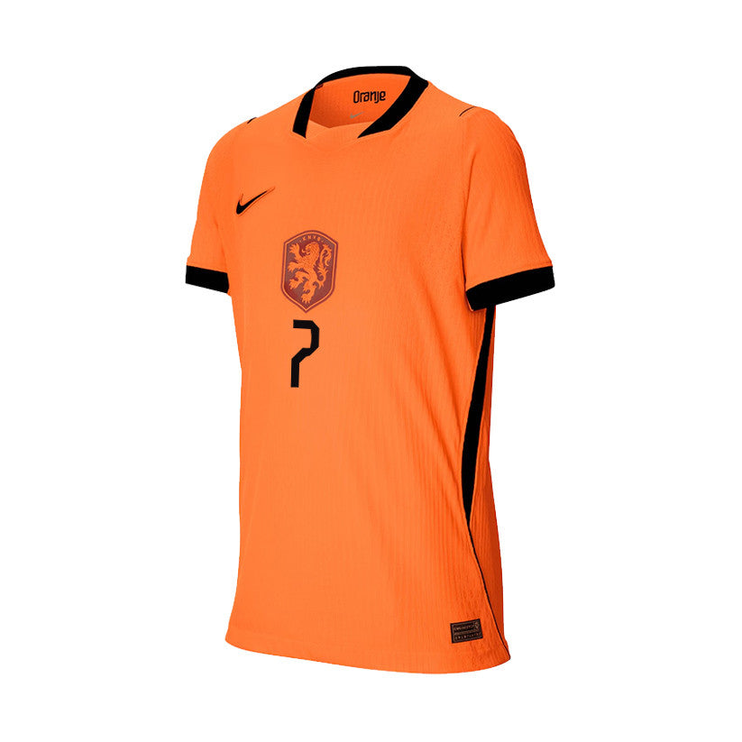 Xavi Simons 7 Youth Netherlands National Team 2026 Home Jersey - Orange