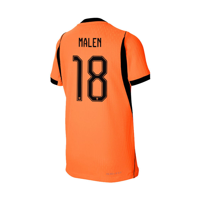 Donyell Malen 18 Youth Netherlands National Team 2026 Home Jersey - Orange