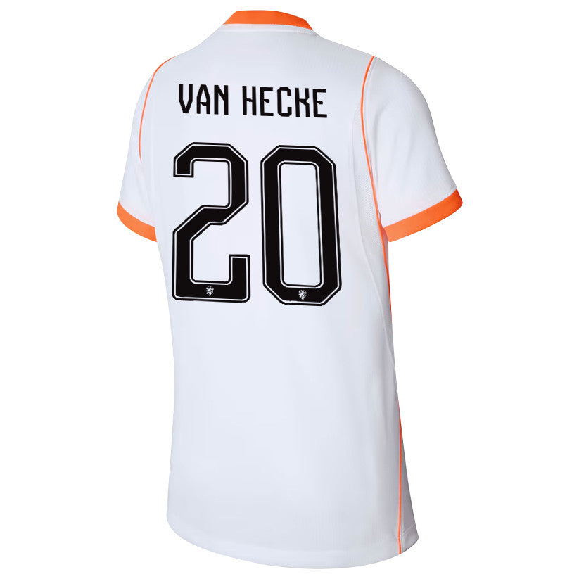Jan Paul van Hecke 20 Youth Netherlands National Team 2026 Away Jersey - White