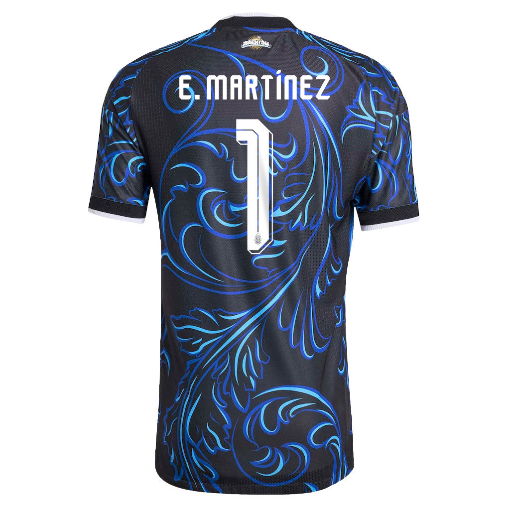 Emiliano Martínez 1 Argentina National Team 2026 Away Jersey - Black, Men