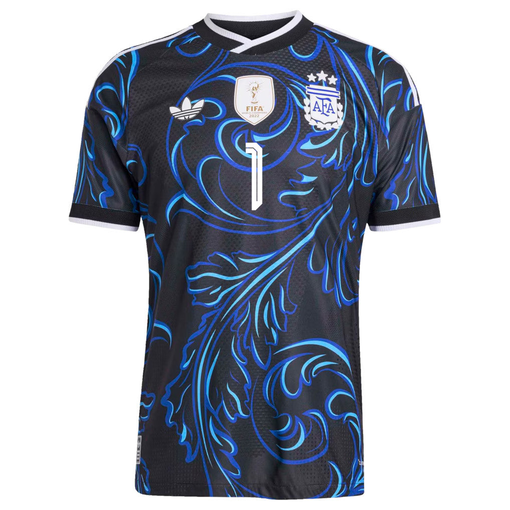 Emiliano Martínez 1 Argentina National Team 2026 Away Jersey - Black, Men