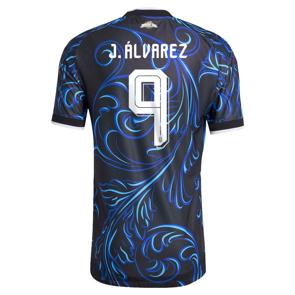 Julián Álvarez 9 Argentina National Team 2026 Away Jersey - Black, Men