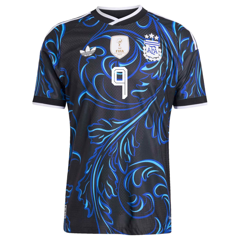 Julián Álvarez 9 Argentina National Team 2026 Away Jersey - Black, Men