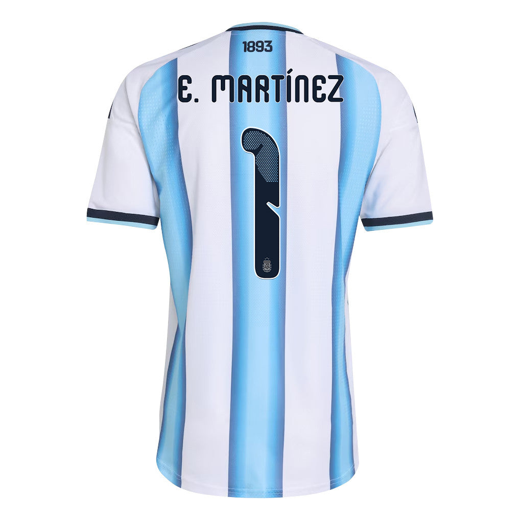 Emiliano Martínez 1 Argentina National Team 2026 Home Jersey - White, Men