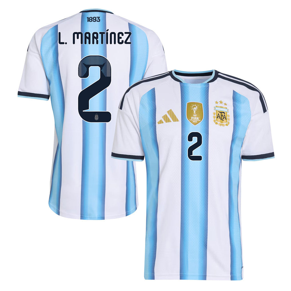 Lucas Martínez Quarta 2 Argentina National Team 2026 Home Jersey - White, Men