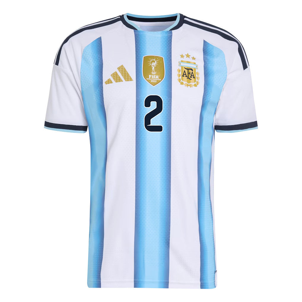 Lucas Martínez Quarta 2 Argentina National Team 2026 Home Jersey - White, Men