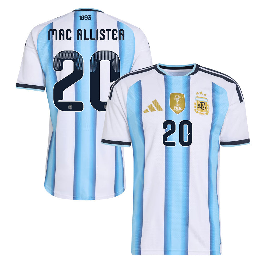 Alexis Mac Allister 20 Argentina National Team 2026 Home Jersey - White, Men