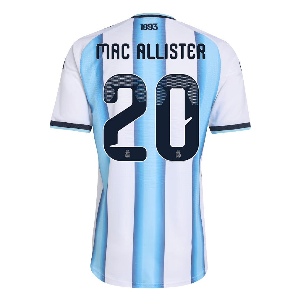 Alexis Mac Allister 20 Argentina National Team 2026 Home Jersey - White, Men