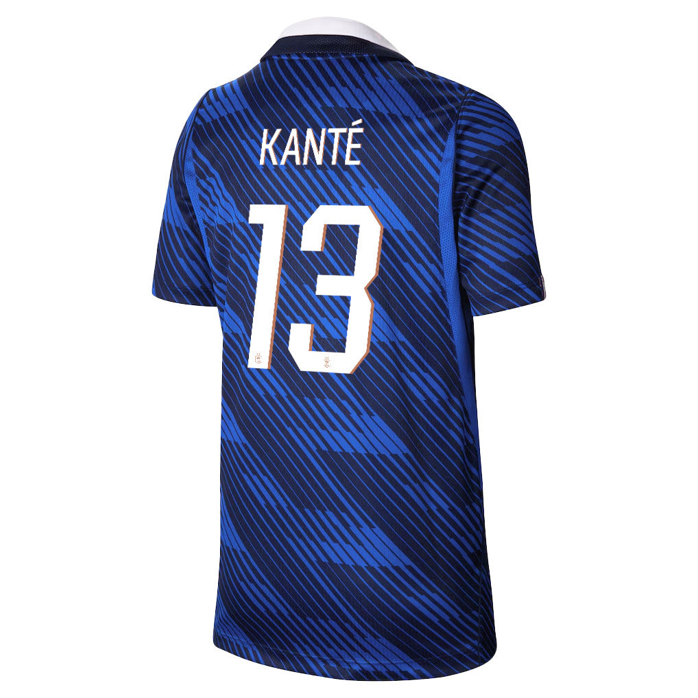 N'Golo Kanté 13 Youth France National Team 2026 Home Jersey - Blue
