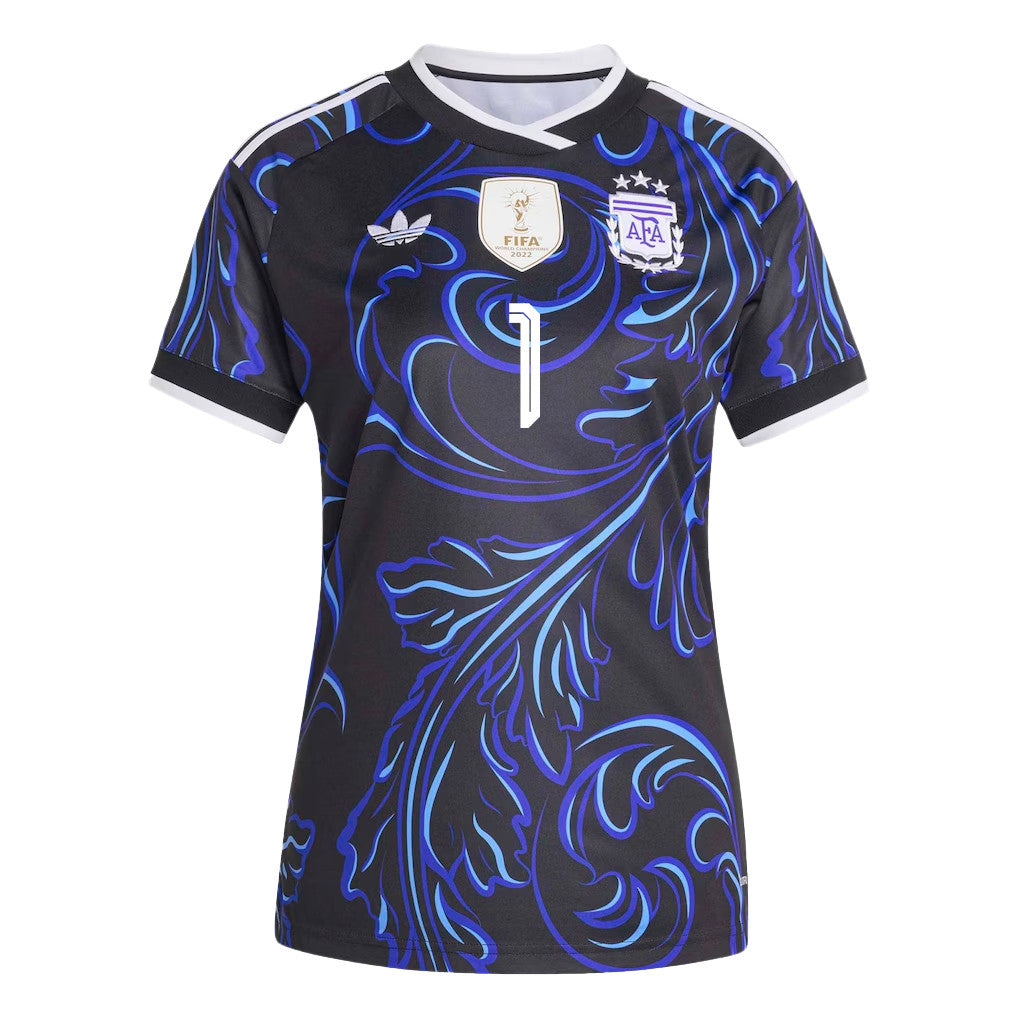 Emiliano Martínez 1 Women's Argentina National Team 2026 Away Jersey - Black