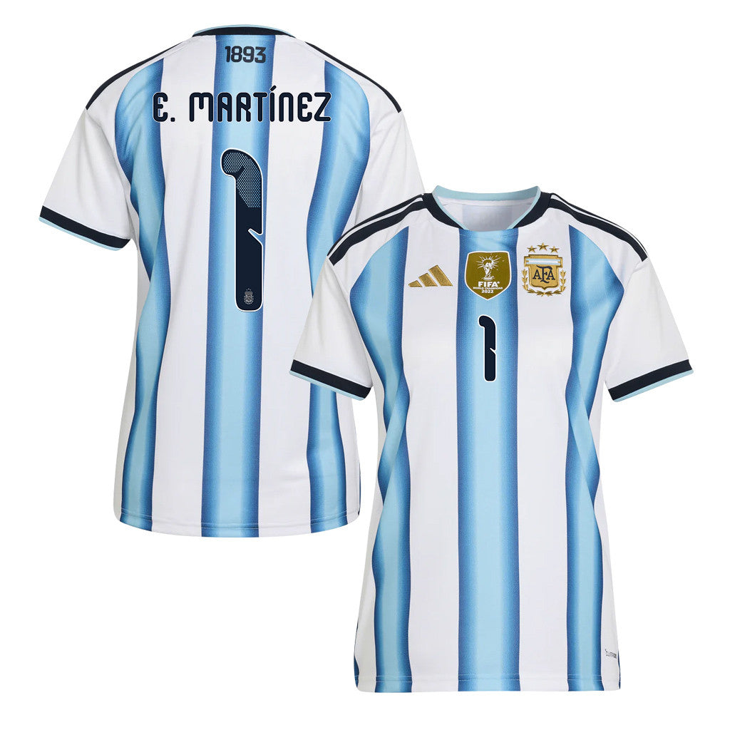 Emiliano Martínez 1 Women's Argentina National Team 2026 Home Jersey - White