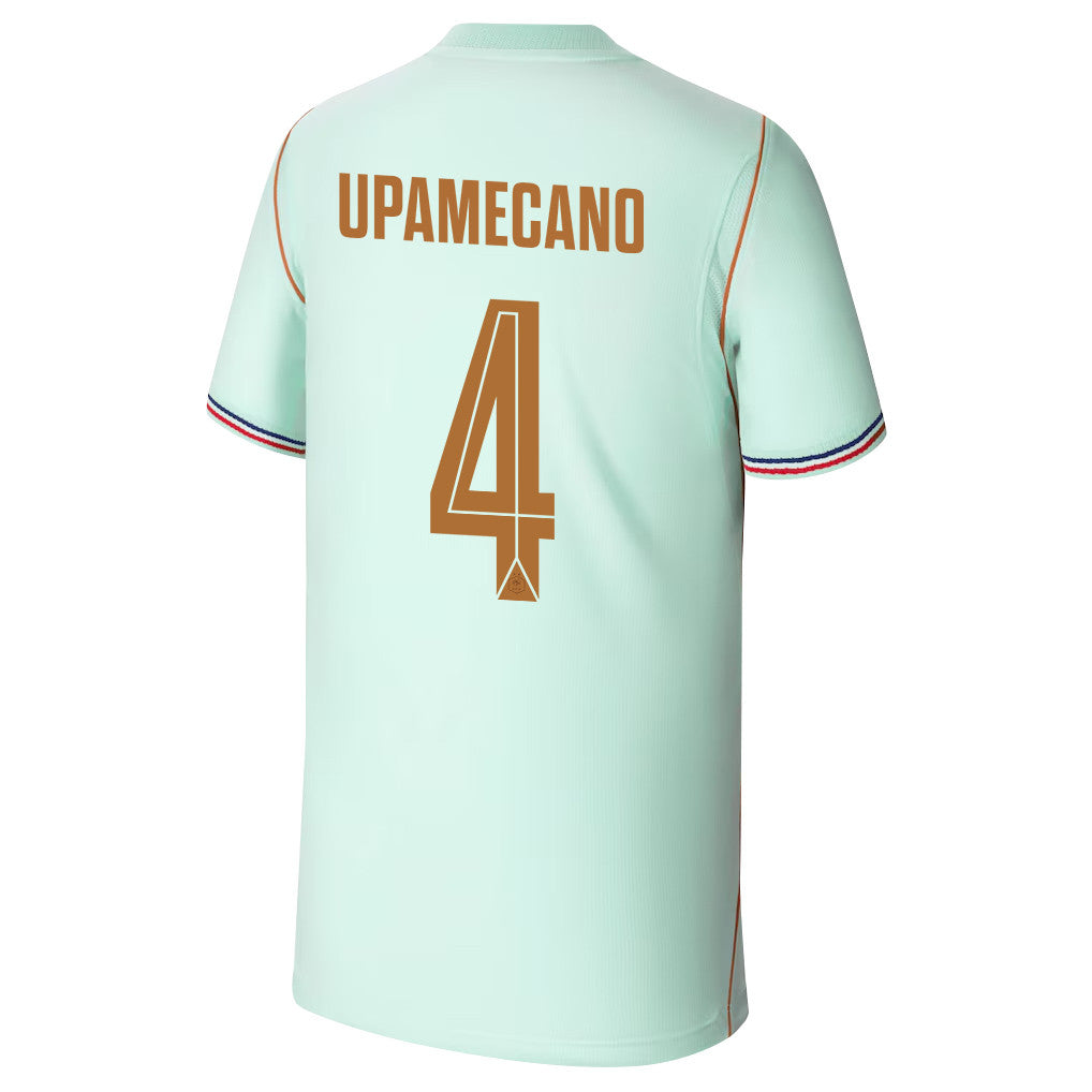 Dayot Upamecano 4 Youth France National Team 2026 Away Jersey - Green