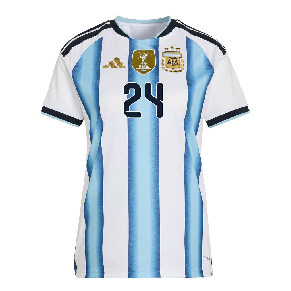Enzo Fernández 24 Women's Argentina National Team 2026 Home Jersey - White