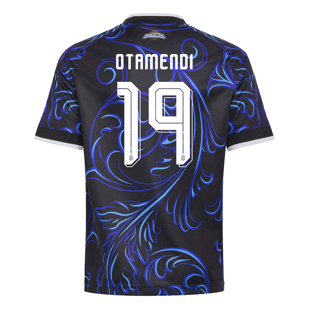Nicolás Otamendi 19 Youth Argentina National Team 2026 Away Jersey - Black