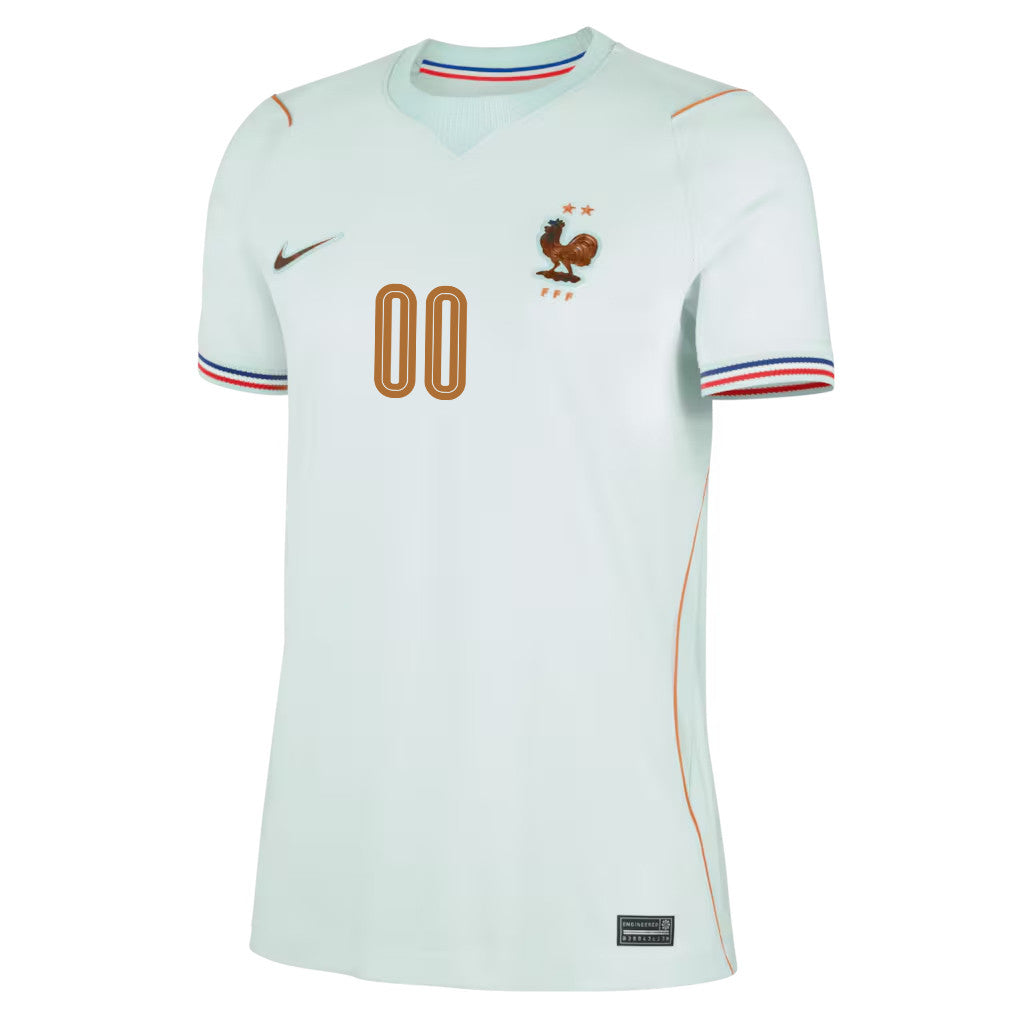 France National Team 2026 Women's Away Jersey - Personalized - Green