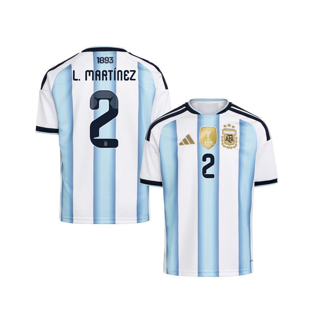 Lucas Martínez Quarta 2 Youth Argentina National Team 2026 Home Jersey - White