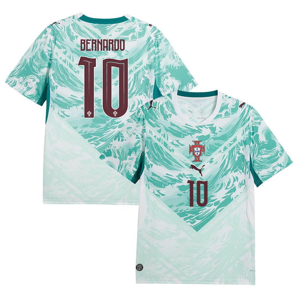 Bernardo Silva 10 Portugal National Team 2026 Away Jersey - White, Men