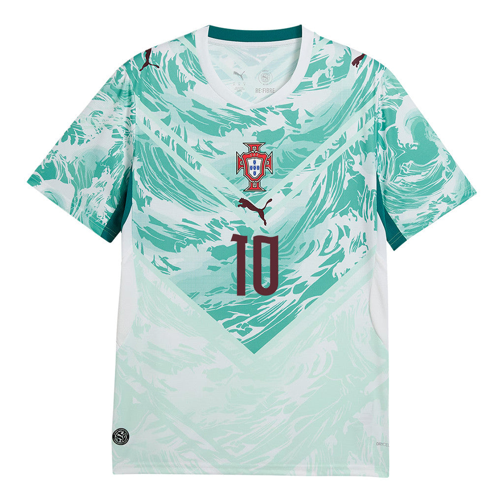 Bernardo Silva 10 Portugal National Team 2026 Away Jersey - White, Men