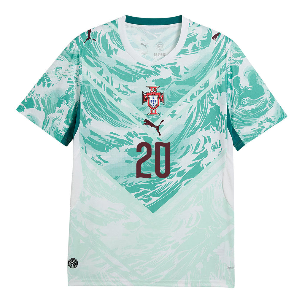 Francisco Conceição 20 Portugal National Team 2026 Away Jersey - White, Men