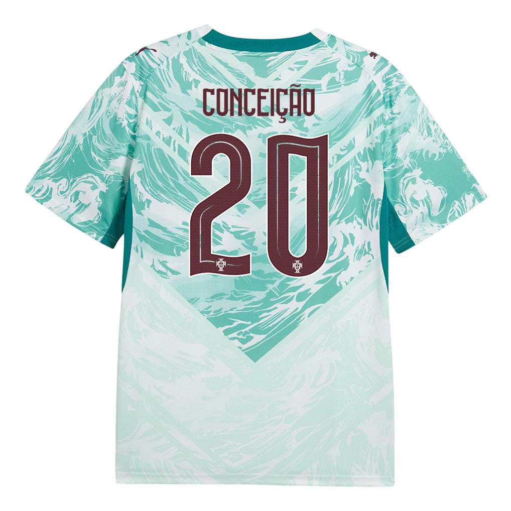 Francisco Conceição 20 Portugal National Team 2026 x World Cup Patch Away Jersey - White, Men