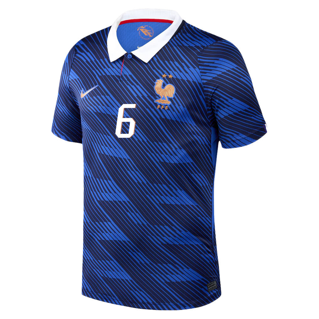 Eduardo Camavinga 6 France National Team 2026 Home Jersey - Blue, Men