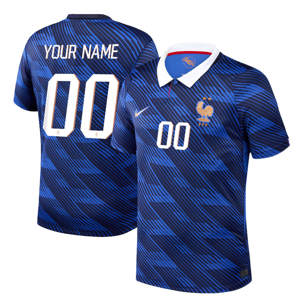 France National Team 2026 Home Jersey - Personalized - Blue, Men