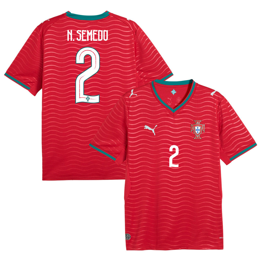 Nélson Semedo 2 Portugal National Team 2026 Home Jersey - Red, Men