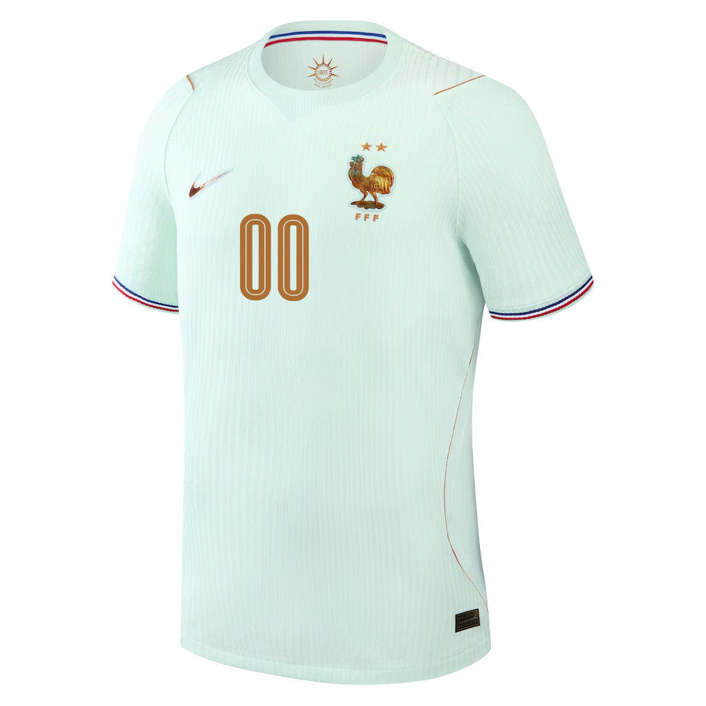 France National Team 2026 Away Jersey - Personalized - Green, Men