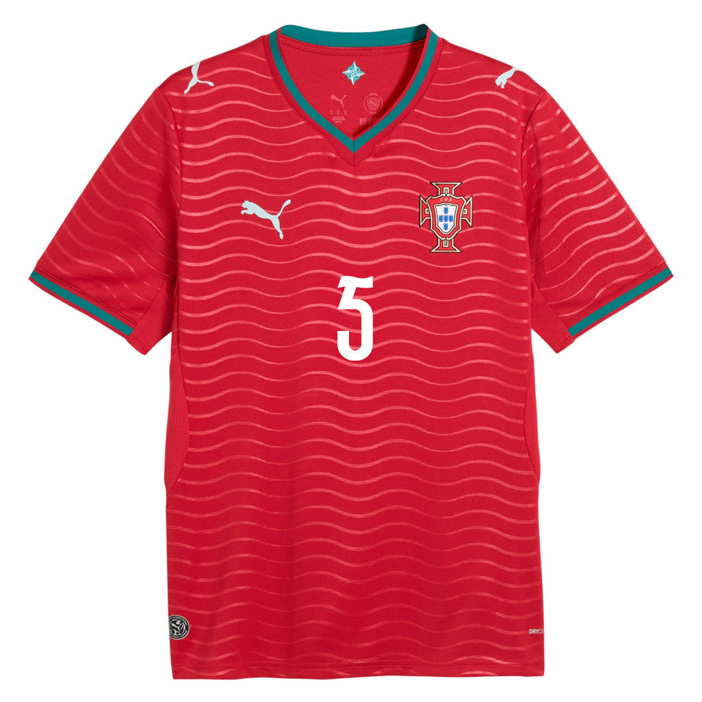 Diogo Dalot 5 Portugal National Team 2026 Home Jersey - Red, Men