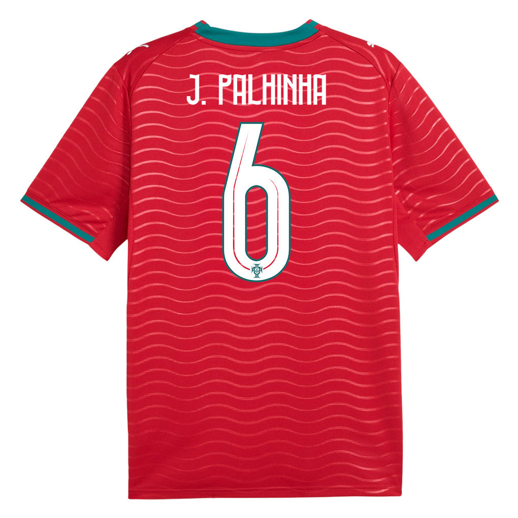 João Palhinha 6 Portugal National Team 2026 Home Jersey - Red, Men