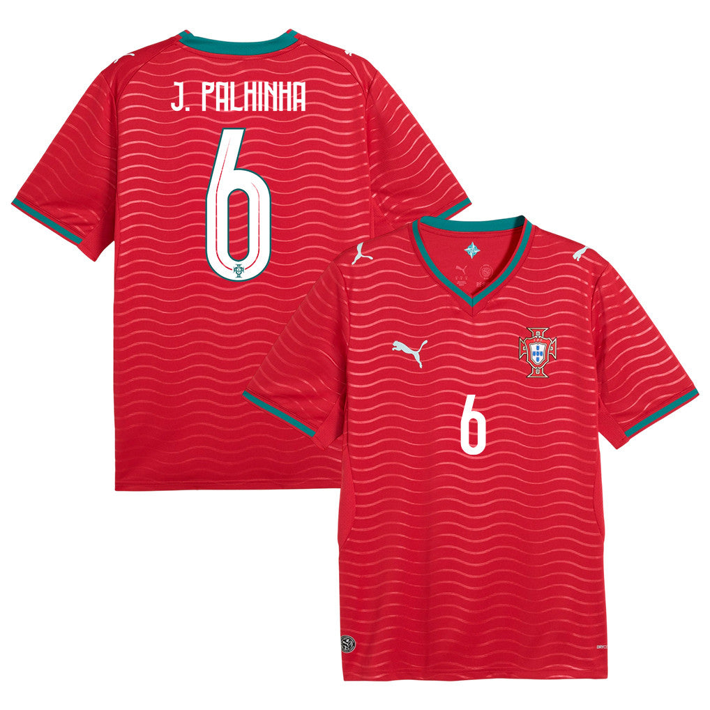 João Palhinha 6 Portugal National Team 2026 Home Jersey - Red, Men