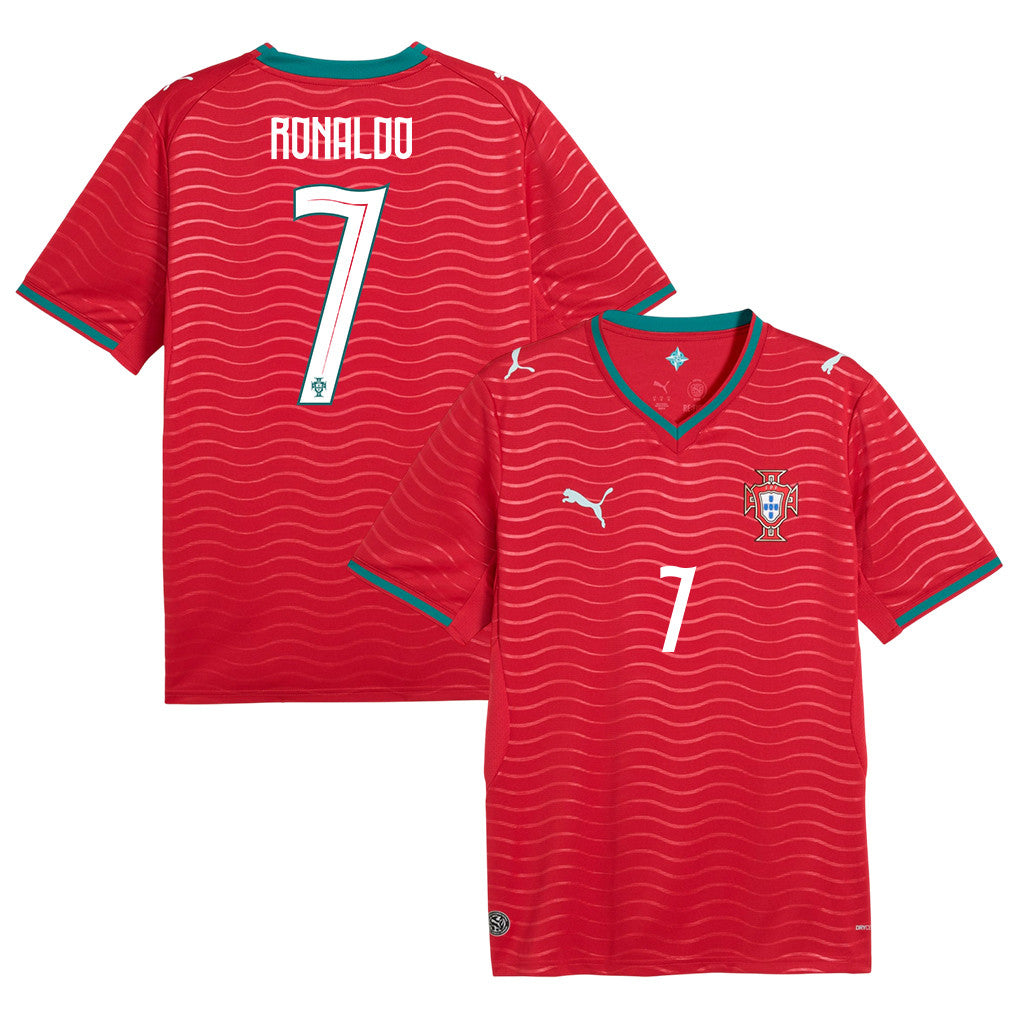 Cristiano Ronaldo 7 Portugal National Team 2026 Home Jersey - Red, Men