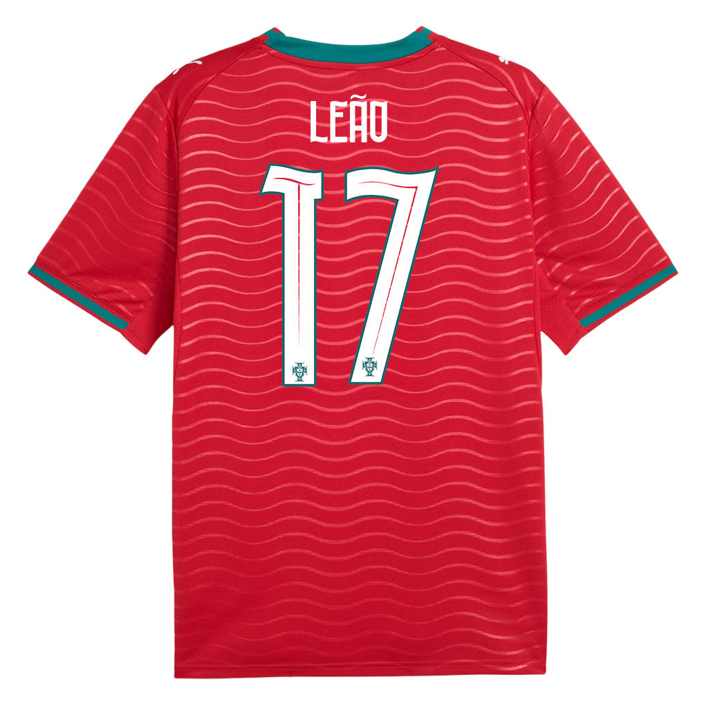 Rafael Leão 17 Portugal National Team 2026 Home Jersey - Red, Men