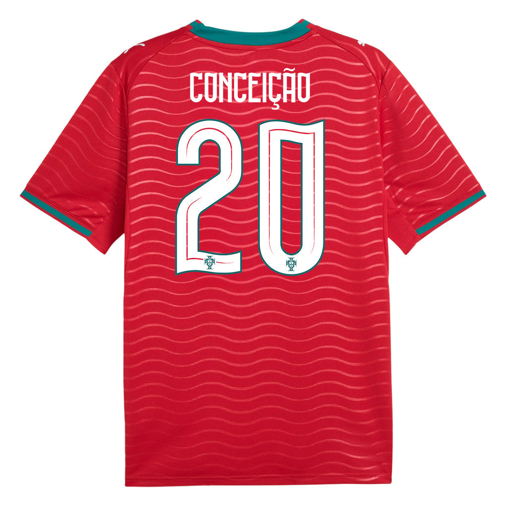 Francisco Conceição 20 Portugal National Team 2026 x World Cup Patch Home Jersey - Red, Men