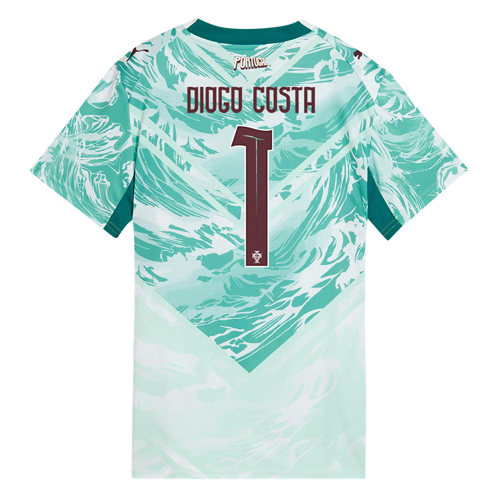 Diogo Costa 1 Portugal National Team 2026 Women's Away Jersey - White