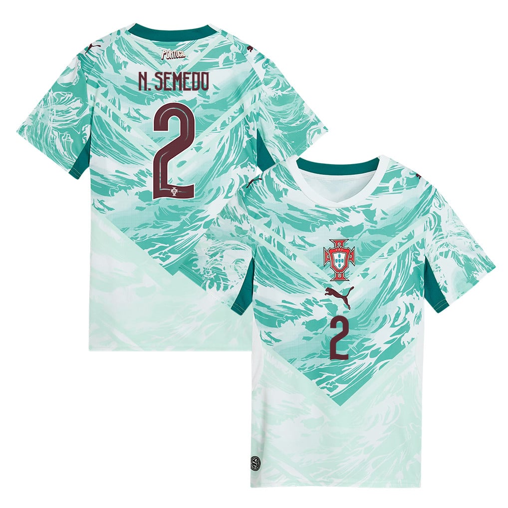 Nélson Semedo 2 Portugal National Team 2026 Women's Away Jersey - White
