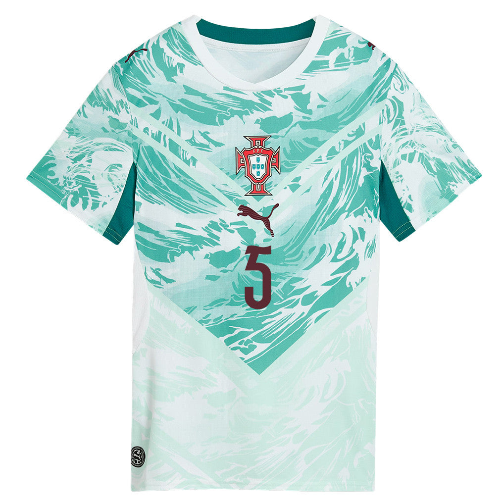 Diogo Dalot 5 Portugal National Team 2026 Women's Away Jersey - White