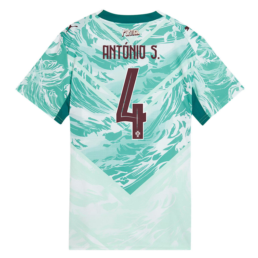António Silva 4 Portugal National Team 2026 Women's Away Jersey - White