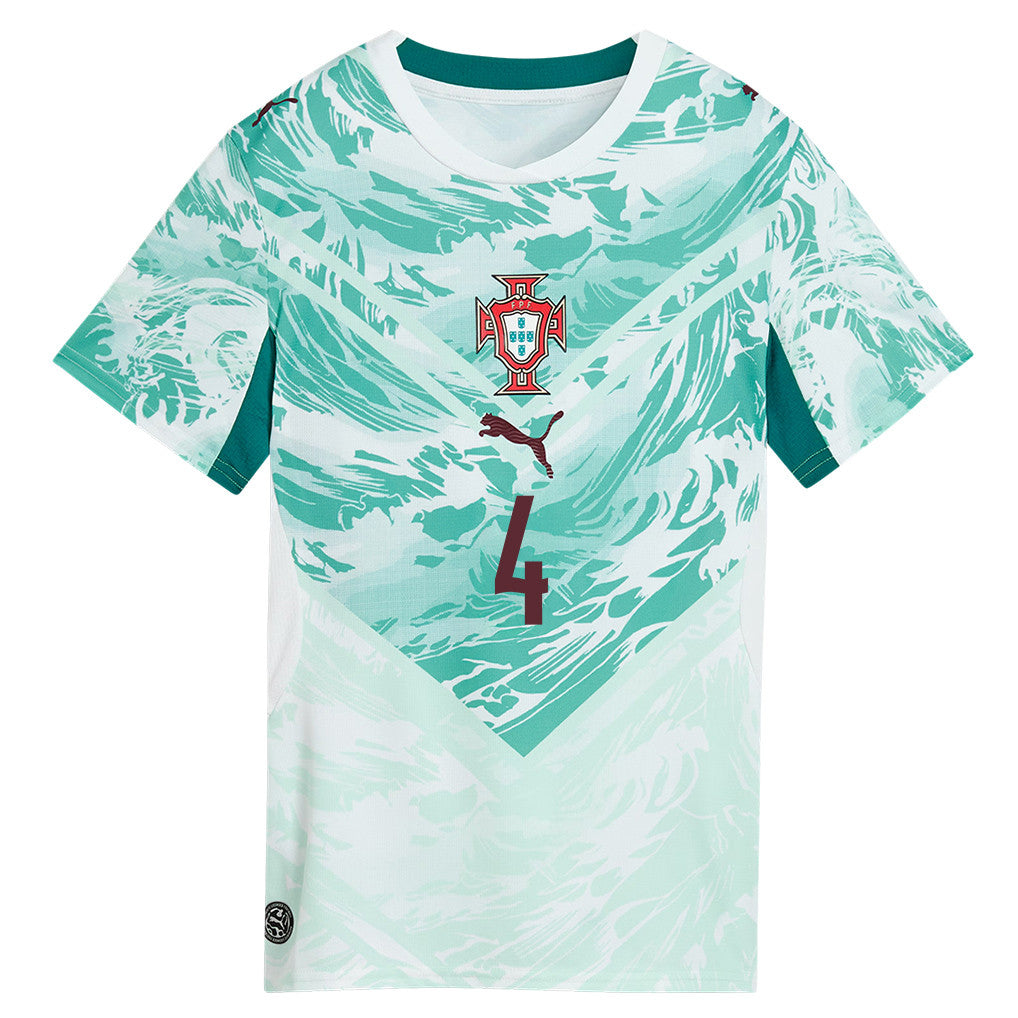 António Silva 4 Portugal National Team 2026 Women's Away Jersey - White